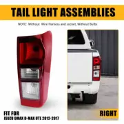 Right RH Tail Light Rear Back Lamp For ISUZU D-MAX DMAX Ute 2012 2013 2014-2017