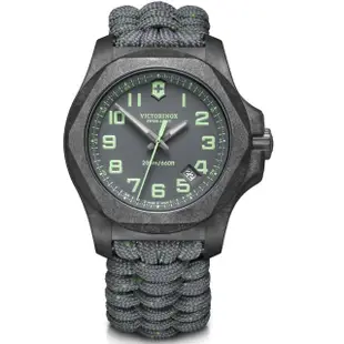 【VICTORINOX 瑞士維氏】SWISS ARMY瑞士維氏I.N.O.X. Carbon手錶(VISA-241861 灰)