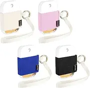 [Likesing] Hand Sanitizer Spray Sleeve Compatible with T0uch-land, 4 Elastic Travel Hand Sanitizer Holder with Keychain and Wrist Strap for Travel Hand San1tizer for Glow Mist and Power Mist(Colorful)