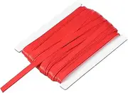 uxcell Double Fold Bias Tape for Sewing 1/3 Inch x 12 Yards Satin Pre-fold Continuous Binding Tape for Seaming Quilting Hemming Binding DIY Crafts, Red