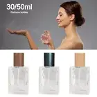 Glass Perfume Bottle 30/50ml Perfume Atomizer Bottle Travel Sub-bottle Woman