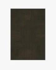 120' x 185' | Machine Washable Runner Rug | Kid & Pet Friendly | Indoor Rug | Bel Air Dark Chocolate Flatwoven Rug by The Hiltons | Ruggable