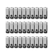 AreTop 16GB Flash Drives 100 Pack, USB 2.0 Swivel Thumb Drives Bulk Pendrive ...