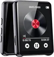 64GB MP3 Player with Bluetooth,Touch Screen Mini MP3 Player,Portable Music Player Walkman with Speaker,FM Radio,Recording,Ebook-Black