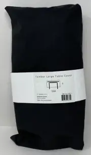 Crate & Barrel WeatherMax KoverRoos Tambor Small Table Cover 21"D x 17"H - Black