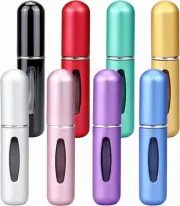 Mini Perfume Atomizer Bottles,8Pcs 5ml Mini Refillable Perfume Portable Atomizer