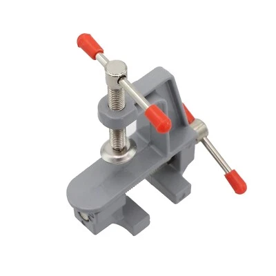 Sturdy Plastic Bench Vise with Strong Grip for Model Making and Electronics