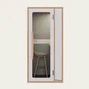 Recess | The Nook | Soundproof Booth | Acoustic Office Pod | Sustainably Made, White / Matching Stool