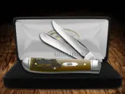 Case xx Knives Mini Trapper Horses Antique Bone 1/500 Pocket Knife Stainless