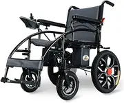 Heavy Duty Electric Wheelchair, Foldable and Lightweight Powered Wheelchair; Joystick, Weight Capacity 150KG,Portable
