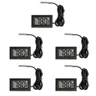 LCD Thermometer Digital Temperature Gauge Highly Visible Display LCD Display