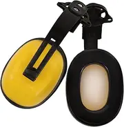 Generic 1 Pair Soundproof Ear Phone Head Phones Hard Hats Noise Cancelling Headphones Earphones Safety Helmet Safety Hard Hat Ear Muffs Ear Shields High-density Sponge Yellow
