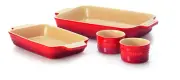 Chasseur La Cuisson Baking Set, 4 Piece (Red)