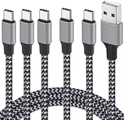Carplay Cable Fast Charging for iPhone 16 15, [Apple MFi Certified] 5Pack 3FT 60W USB Type C Cable Nylon Braided Fast Charging Sync Cord for iPhone 16/15/16 Pro/16 Plus/15 Plus, iPad, Airpods