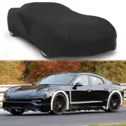 SUV Car Cover Stain Stretch Dust-proof Custom Black For Poesche Taycan 2019-2023 (for: Porsche)