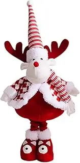 Christmas Doll Decor - Santa Season Decor Retractable - Christmas Decoration Figures Standing Ornament for Home Indoor