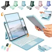 Touchpad Keyboard Mouse Leather Case Magnetic Cover For iPad 10th Gen 10.9" 2022