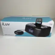 iLUV iMM153BLK-1 SHAKE AND WAKE DUAL ALARM CLOCK FOR IPOD New