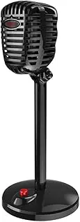 Retro Condenser Microphone Wired Mic 3.5mm Port Game Singing Mic for PC Computer