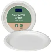 J.Burrows Sugarcane Plates 225mm 80 Pack