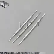 3 Pcs Dental Tartar Calculus Plaque Remover Tooth Scraper Pet Grooming Scalers