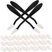 Generic 1Set Blending Sponge Eraser Sketching Tool with Replacement Sponge Heads for Art Students Precision Detailing Highlighting Smudging for Drawing Projects
