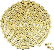 Yardwe Professional Bike Chain Carbon Steel Replacement for Bicycles Long-Lasting