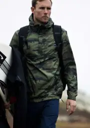 New O’Neill Nomadic Anorak Windbreaker camo-jacket Large