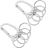 [VALICLUD] 2pcs Key Organizer Keychain for Waist Belt Stylish Key Clips for Compact Lightweight Design Unisex for Daily Use