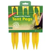 Coghlans Rugged 9 inch ABS Plastic Tent Pegs - 6 Pack