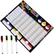ERINGOGO Magnetic Fridge Calendar Responsibility Chart Boys and Girls Visual Schedule