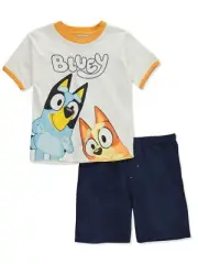 New Bluey Little Boys' 2-Piece Shorts Set Outfit 4