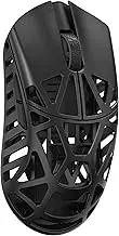 WLMOUSE Beast X Mini Pro Ultra-Light 34g Magnesium Gaming Mouse, PAW3950 HS Sensor, 8K Polling Rate, 30000 DPI,OM & TTC Switches, Customizable Side Panels.(Black(TTC Switch-Side Slits))