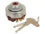 Zetor Ignition Switch with Keys - Fits Models 12045, 16145, 2011 & More