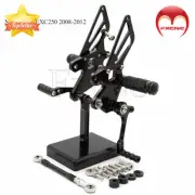 For Kawasaki NINJA 250 2009-2012 CNC Rearset Footpeg Foot Peg Pedal Aluminum Set