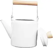 UTHCLO Enamel Tea Kettle Handheld Stovetop Pot for Tea Coffee Hot Beverages Enameled Design for Safe Heating for Induction Cookers Gas Stoves