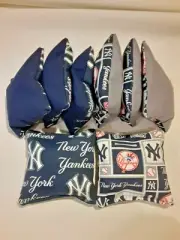 8 Cornhole Bag Set Corn Hole Toss NY New York Yankees #4