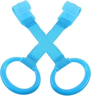 GREENADSCAPE 2pcs Crib Hanging Pull Rings Walking Assist Tools Safe and Sturdy Design Portable Hand Pull Rings for Newborns for Home and Travel Activities