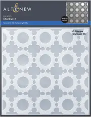 Altenew Starburst 3D Embossing Folder