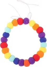 FONDOTIN Luxury Woolen Yarn Pet Necklace Stylish Dog Collar for Extra Small Puppies to Medium Dogs for Parties Events