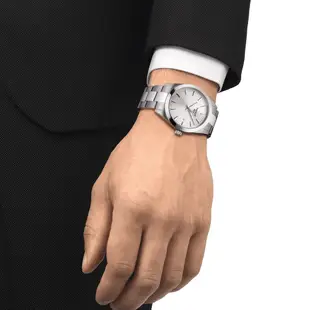 TISSOT 天梭 官方授權GENTLEMAN 紳士密令石英男錶(T1274101103100)