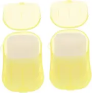 Soap Flakes Travel Soap Portable Scented Soap Paper Travel Hand Soap Hand Cleaning Soap Pink Plastic