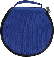 HONMEET Portable Capacity CD Storage Bag Disc Holder Case Zipper Closure Lightweight Organizer for Travel Home Car Protects from Dirt Dust Scratches