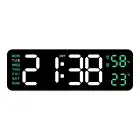 Simple Large LED Digital electronic Wall Clock Temperature Date Week Display New