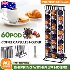 60 Pods Coffee Pod Holder For Nespresso Capsule Dispenser Storage Rack Stand