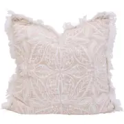 LVD Cotton Cushion w/Fringe Square Home Decor 50x50cm William Morris