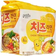 Paldo Cheese Ramyun Flavour Instant Noodles 111 g (Pack of 4)