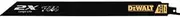 [DEWALT] DWA4188B 8-Inch 14/18TPI 2X Max Metal Reciprocating Saw Blade (100-Pack)