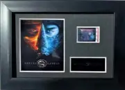 Mortal Kombat 2021 S1 35mm Film cell Display Framed Memorabilia + COA