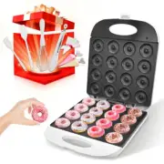 All in One Mini Donut Maker - Non-Stick, Cool Touch Electric Doughnut Machine fo